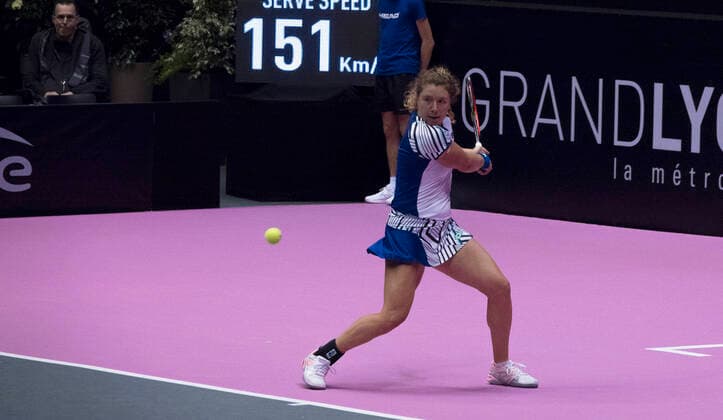 Anna-Lena FRIEDSAM (GER) TENNIS : Open 6eme Sens - Palais des sports Lyon - 07 03 2020 SandrineTHESILLAT Panoramic 