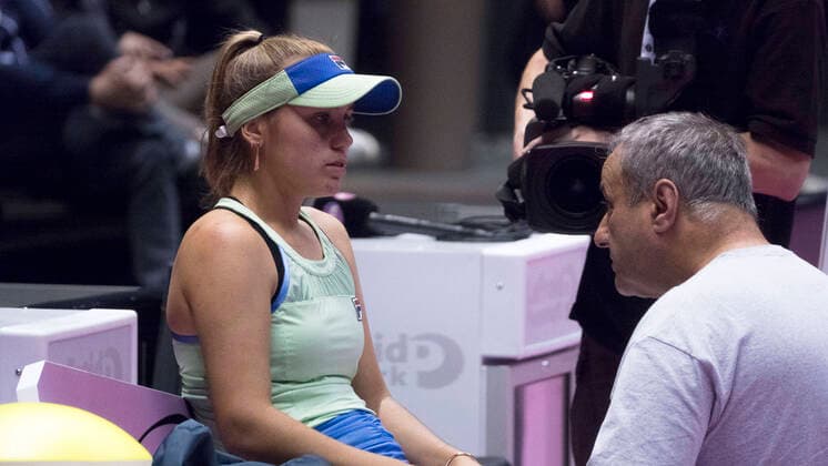 Sofia KENIN (USA) TENNIS : Open 6eme Sens - Palais des sports Lyon - 07 03 2020 SandrineTHESILLAT Panoramic 