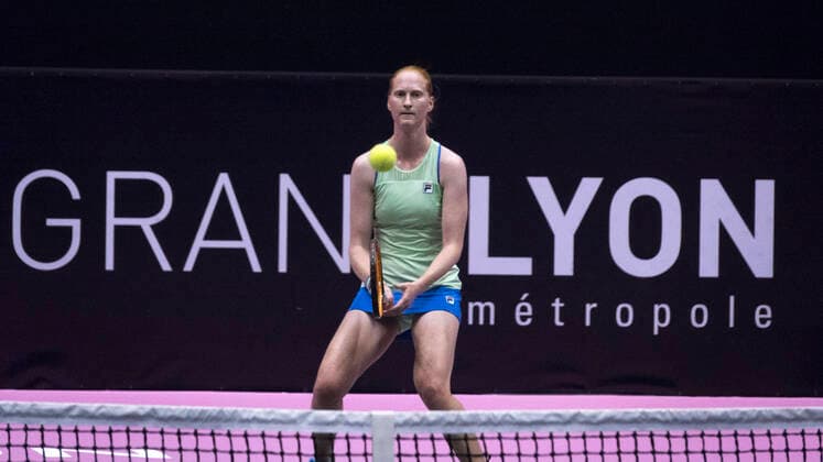 Alison VAN UYTVANCK (BEL) TENNIS : Open 6eme Sens - Palais des sports Lyon - 07 03 2020 SandrineTHESILLAT Panoramic 
