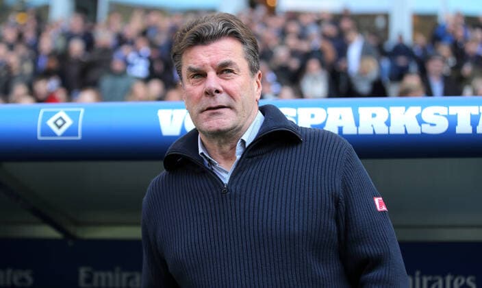 2.Liga Saison 2019-2020 25. Spieltag Hamburger SV - SSV Jahn Regensburg Trainer Dieter Hecking (Hamburger SV) DFL REGULATIONS PROHIBIT ANY USE OF PHOTOGRAPHS AS IMAGE SEQUENCES AND OR QUASI-VIDEO