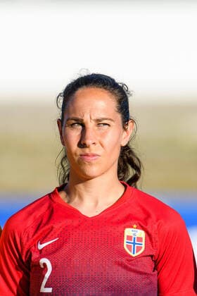 Fußball, Frauen, EM Kader 2022, Nationalteam Norwegen 200307 Ingrid Moe Wold of Norway ahead of the Algarve Cup match between Germany and Norway on March 7, 2020 in Lagos. Photo: Ludvig Thunman BILDBYRAN kod LT 35754 bbeng fotboll soccer football women dam algarve cup 2020 tyskland germany deutschland norge norway Copyright: LUDVIGxTHUNMAN BB200307LT110