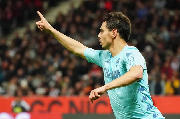 Joie - Wissam Ben Yedder (AS Monaco) FOOTBALL : OGC Nice vs AS Monaco - Ligue 1 Conforama - Nice - 07 03 2020 NorbertScanella PanoramiC 