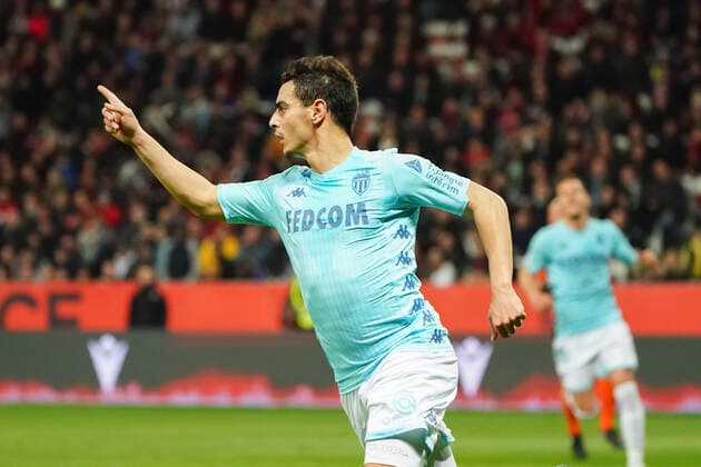 Joie - Wissam Ben Yedder (AS Monaco) FOOTBALL : OGC Nice vs AS Monaco - Ligue 1 Conforama - Nice - 07 03 2020 NorbertScanella PanoramiC 