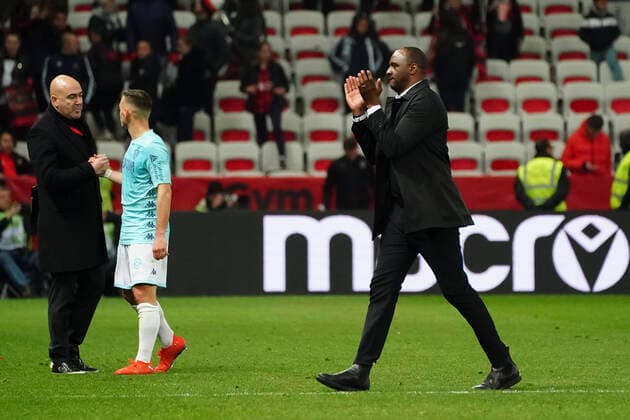 Patrick Vieira (entraineur de l OGC Nice) FOOTBALL : OGC Nice vs AS Monaco - Ligue 1 Conforama - Nice - 07 03 2020 NorbertScanella PanoramiC 