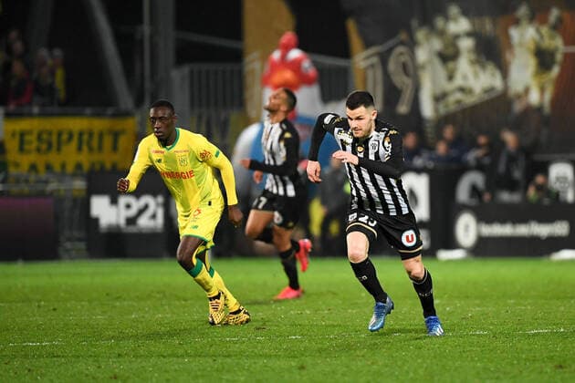 23 ANTONIN BOBICHON (SCO) FOOTBALL : Angers vs Nantes - Ligue 1 Conforama - 07 03 2020 FEP Panoramic 