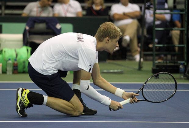 March 7, 2020 - Sanjar Fayziev (UZB) during a Davis Cup by Rakuten Qualifier doubles match between Sanjar Fayziev (UZB) Denis Istomin (UZB) and Bob Bryan (USA) Mike Bryan (USA) at the Neal Blaisdell Center in Honolulu, HI - CSM Honolulu USA - ZUMAc04_ 20200307_zaf_c04_253 Copyright: xMichaelxSullivanx