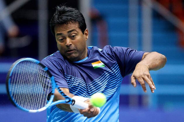 Davis Cup qualifiers doubles - Zagreb, Croatia 07.03.2020., Dom Sportova Hall, Zagreb, Croatia - Davis Cup first round Qualifiers doubles between Croatia and India, Mate Pavic, Franko Skugor - Rohan Bopanna, Leander Paes. GoranxStanzl PIXSELL