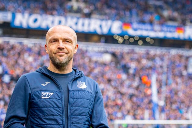 Fußball: 1. Bundesliga, Saison 2019 2020, 25. Spieltag, Schalke 04 - TSG 1899 Hoffenheim am 07.03.2020 in der Veltins Arena in Gelsenkirchen (Nordrhein-Westfalen). Alfred SCHREUDER, Trainer (TSG 1899 Hoffenheim) DFL REGULATIONS PROHIBIT ANY USE OF PHOTOGRAPHS AS IMAGE SEQUENCES AND OR QUASI-VIDEO. Copyright: xChristopherxNeundorf Kirchner-Mediax