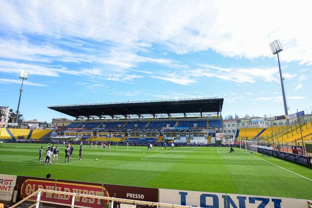 Foto Piero Cruciatti LaPresse 8 Marzo 2020 - Parma, Italia Calcio Campionato di Calcio Serie A Tim 2019 2020 - Parma vs Spal Nella foto: Una fase del allenamento Foto Piero Cruciatti LaPresse 8 March 2020 - Parma, Italy Sport, Soccer Italian Football Championship League A Tim 2019 2020 In the photo: A moment of the warm up  Copyright: xPieroxCruciattix xLaPresse Pierox