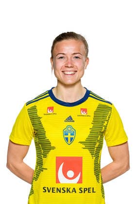 200308 Hanna Glas poses for a portrait during a photo shoot with the Swedish women?s national football during Algarve Cup 2020 on March 5, 2020 in Faro. Photo: Ludvig Thunman BILDBYRAN kod LT 35750 bbeng fotboll soccer football women dam algarve cup 2020 sverige sweden porträtt portraits portarit Copyright: LUDVIGxTHUNMAN BB200308LT074