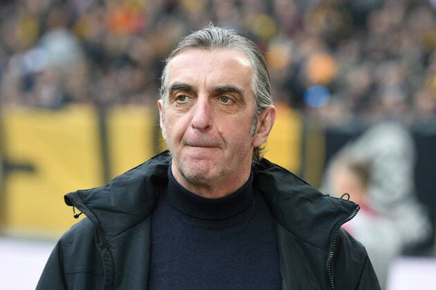 Ralf Minge (Geschaeftsfuehrer SG Dynamo Dresden), SG Dynamo Dresden vs. FC Erzgebirge Aue, Fussball, 2. Bundesliga, 08.03.2020 DFL REGULATIONS PROHIBIT ANY USE OF PHOTOGRAPHS AS IMAGE SEQUENCES AND OR QUASI-VIDEO SG Dynamo Dresden vs. FC Erzgebirge Aue, Fussball, 2. Bundesliga, 08.03.2020 Dresden Copyright: xBertxHarzer xEibner-Pressefotox EP_bhr