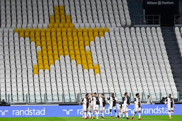 Bilder des Jahres 2020, Sport 03 März Sport Bilder des Tages Fußball, Juventus Turin - Inter Mailand Photo Marco Alpozzi LaPresse March 08, 2020 Turin, Italy soccer Juventus vs Inter - Italian Football Championship League A TIM 2019 2020 - Allianz Stadium In the pic: Aaron Ramsey (Juventus F.C.);celebrating goal  Copyright: xMarcoxAlpozzi LaPressex