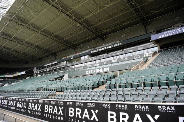 xnjx 10.03.2020; Moenchengladbach; 1. Fussball-Bundesliga; Pressekonferenz Borussia Moenchengladbach vor dem Spiel gegen den 1. FC Koeln Das Bundesligaspiel zwischen Borussia Moenchengladbach und dem 1. FC Koeln wird wegen der Coronavirus-Krise vor leeren Raengen ausgetragen werden. Gemaess den Vorgaben der DFL Deutsche Fussball Liga ist es untersagt, in dem Stadion und oder vom Spiel angefertigte Fotoaufnahmen in Form von Sequenzbildern und oder videoaehnlichen Fotostrecken zu verwerten bzw. Verwerten zu lassen. DFL regulations prohibit any use of photographs as image sequences and or quasi-video. Moenchengladbach *** xnjx 10 03 2020 Moenchengladbach 1 Soccer Bundesliga Press conference Borussia Moenchengladbach before the game against 1 FC Koeln The Bundesliga game between Borussia Moenchengladbach and 1 FC Koeln will be played in front of empty seats due to the coronavirus crisis, to use or have used photographs taken in the stadium and or of the match in the form of sequence images and or video-like photo sequences DFL regulations prohibit any use of photographs as image sequences and or quasi video Moenchengladbach