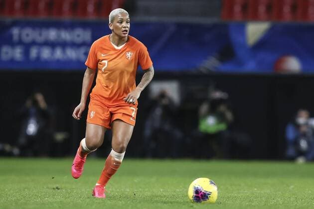 VALENCIENNES, 10-03-2020 ,stade du Hainaut, Tournoi de France, France - Netherlands , season 2019 2020, Netherlands player Shanice Van de Sanden during the match France - Netherlands 3-3 France - Netherlands  x7407052x Copyright: