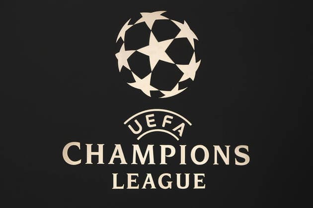RB Leipzig - Tottenham Fussball Champions League Leipzig, 10.03.2020, Red Bull Arena, Fussball, UEFA Champions League, Achtelfinale Rückspiel , RB Leipzig vs. Tottenham Hotspur 3:0 (2:0) , Im Bild: UEFA Champions League Logo , UEFA regulations prohibit any use of photographs as image sequences and or quasi-video ,