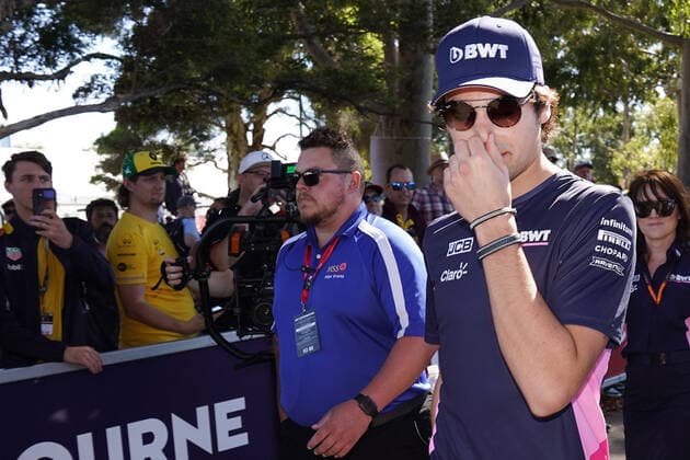 motor racing, Motorsport F1 GRAND PRIX, Lance Stroll of the Racing Point team arrives ahead of the Formula 1 Australian Grand Prix 2020 at the the Albert Park Circuit in Melbourne, Thursday, March 12, 2020. ( NO ARCHIVING, EDITORIAL USE ONLY, NO USE IN BOOKS WITHOUT CONSENT MELBOURNE VIC AUSTRALIA  Copyright: xMICHAELxDODGEx 20200312001456027705