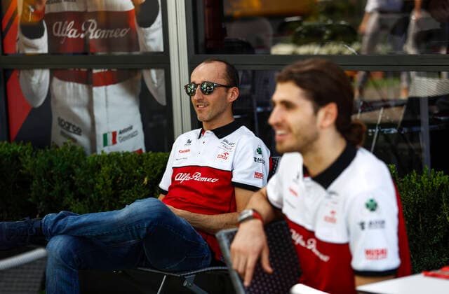 Motorsports: FIA Formula One World Championship, WM, Weltmeisterschaft 2020, Grand Prix of Australia, 88 Robert Kubica (POL, Alfa Romeo Racing), 99 Antonio Giovinazzi (ITA, Alfa Romeo Racing), Melbourne Australia