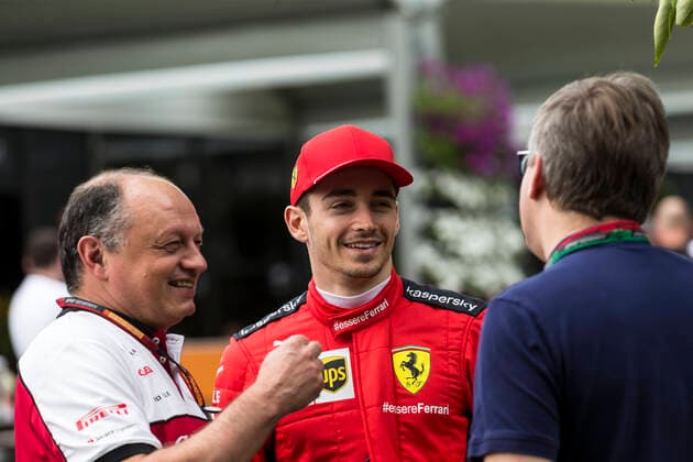 12th March 2020; Melbourne Grand Prix Circuit, Melbourne, Victoria, Australia; Formula One, Australian Grand Prix, Practice Day; Scuderia Ferrari driver Charles Leclerc  ActionPlus12217056 StephenxBlackberry
