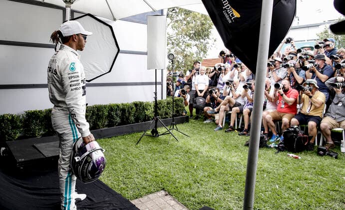 Motorsports: FIA Formula One World Championship, WM, Weltmeisterschaft 2020, Grand Prix of Australia, 44 Lewis Hamilton (GBR, Mercedes-AMG Petronas Formula One Team), Melbourne Australia