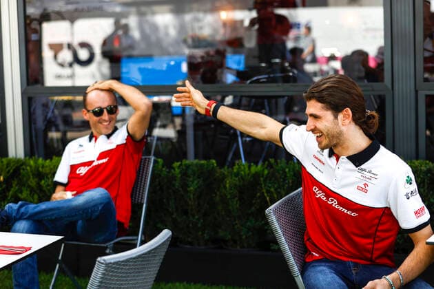 Motorsports: FIA Formula One World Championship, WM, Weltmeisterschaft 2020, Grand Prix of Australia, 88 Robert Kubica (POL, Alfa Romeo Racing), 99 Antonio Giovinazzi (ITA, Alfa Romeo Racing), Melbourne Australia