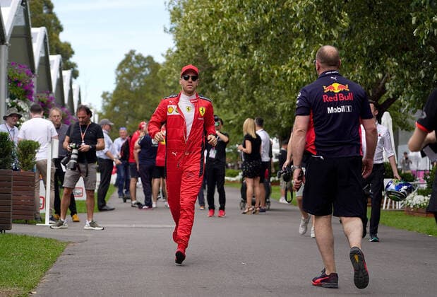 FORMULA 1 ROLEX AUSTRALIAN GRAND PRIX 2020 12.03.2020, Albert-Park, Melbourne, FORMULA 1 ROLEX AUSTRALIAN GRAND PRIX 2020 , im Bild Sebastian Vettel (GER 5), Scuderia Ferrari Mission Winnow