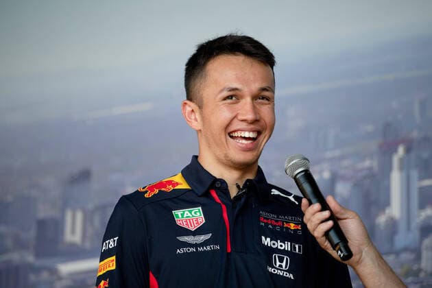 Alexander Albon (Aston Martin Red Bull Racing) beim Fantalk, Formel 1, Grosser Preis von Australien, Albert Park Circuit Melbourne, Media Day, 12.03.2020. Formel 1, Grosser Preis von Australien, Albert Park Circuit Melbourne, 11.03.2020 Melbourne Copyright: xMemmlerx Eibner-Pressefotox EP_mmr