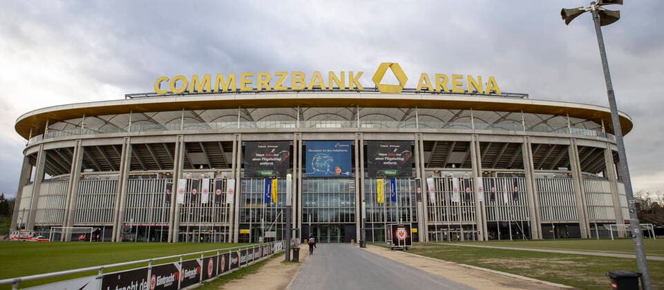 Deutschland, Frankfurt am Main, Commerzbank-Arena, 12.03.2020, emspor, emonline, despor, deonline, Eintracht Frankfurt vs. FC Basel 1893, Fussball, Europa League Bild: v. l. Keine Zuschauer in und um die Commerzbank-Arena Copyright: HMBxMedia xHeikoxBecker
