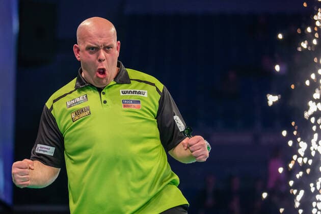 Bilder des Jahres 2020, Sport 03 MÃ¤rz Sport Themen der Woche KW11 Sport Bilder des Tages 12th March 2020; M and S Bank Arena, Liverpool, Merseyside, England; Professional Darts Corporation, Unibet Premier League Liverpool; Michael van Gerwen pulls a face  ActionPlus12217231 TimxWilliams