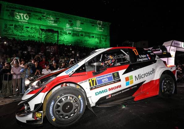 French pilots S. Ogier and J. Ingrassia participate in the WRC, Motorsport Rallye, WM Rally of Guanajuato, Mexico, 12 March 2020. Belgian driver Thierry Neuville of the Hyundai Shell Mobis team finished first on the night Street Stage on Thursday at the start of the Guanajuato Rally, the third date of the World Rally Championship. Belgian Neuville dominates the Street Stage at the Ganajuato Rally !ACHTUNG: NUR REDAKTIONELLE NUTZUNG!  Copyright: xLuisxRamírezx MEX7440 20200313-637196749204343464