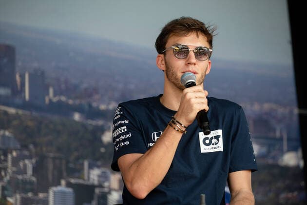 Pierre Gasly (Scuderia AlphaTauri) beim Fantalk, Formel 1, Grosser Preis von Australien, Albert Park Circuit Melbourne, Media Day, 12.03.2020. Formel 1, Grosser Preis von Australien, Albert Park Circuit Melbourne, 12.03.2020 Melbourne Copyright: xMemmlerx Eibner-Pressefotox EP_mmr