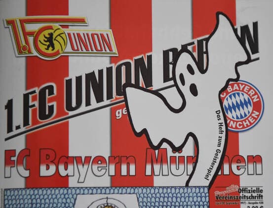 Fussball, Herren, Saison 2019 2020 (26. Spieltag, 1. Bundesliga, Geisterspiel zwischen dem 1. FC Union Berlin und dem FC Bayern München, Offizielles Programmheft zum Spiel, das Heft zum Geisterspiel, Cover, 13.03. 2020, *** Football, Men, Season 2019 2020 26 Matchday, 1 Bundesliga, Ghost game between 1 FC Union Berlin and FC Bayern Munich, Official programme booklet for the game, the booklet for the ghost game, Cover, 13 03 2020, Copyright: xMatthiasxKochx