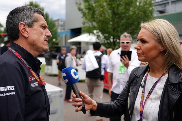 Melbourne, Australien, 13.03.2020, Formel 1, Formula 1, Australian Grand Prix, Das Rennen in Melbourne ist abgesagt worden, Grund die Ausbreitung des Coronavirus (COVID-19), Teamchef Günther Steiner (Haas F1 Team) spricht mit den Medien über die Absage. ( Melbourne Albert-Park Victoria Australien eu-images-09-506-049606