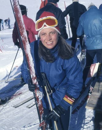 Ski Alpin: Rosi Mittermaier (Deutschland) Portrait 01.12.1967 (geschätzt). *** Alpine skiing Rosi Mittermaier Germany portrait 01 12 1967 estimated HM