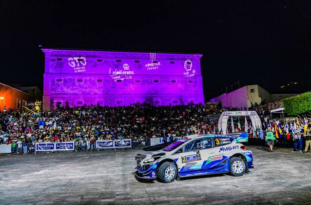 Teemu Suninen (FIN) - Jarmo Lehtinen (FIN) - Ford Fiesta WRC, Motorsport Rallye, WM - Car3 MOTORSPORT : Rallye du Mexique - WRC - 13 03 2020 SPresse Panoramic 
