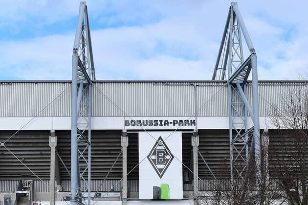 Fußball 1. Bundesliga 21. Spieltag Borussia Mönchengladbach - 1. FC Köln am 11.03.2020 im Borussia-Park in Mönchengladbach Außenansicht Außenaufnahme Borussia-Park in Mönchengladbach DFL regulations prohibit any use of photographs as image sequences and or quasi-video.