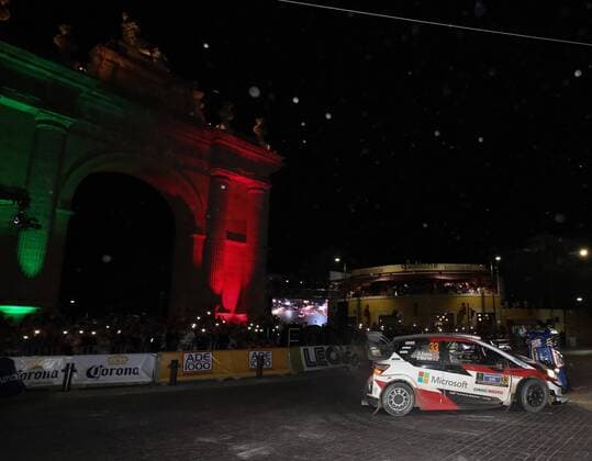 UK Elfyn Evans participates in the second day of activities of the 2020 Guanajuato Rally, in Leon, Mexico, 14 March 2020. French driver Sebastien Ogier, from the Hyundai Shell Mobis team, finished first overall in this Friday on the second day of the Guanajuato Rally, the third day of the World Rally Championship. Guanajuato Rally, in México !ACHTUNG: NUR REDAKTIONELLE NUTZUNG!  Copyright: xLuisxRamirezx MEX7604 20200314-637197630674403903
