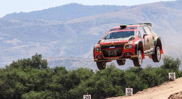 Bolivian Marco Bulacia drives his Citroen on the second day of activities of the Rally of Guanajuato 2020, in the city of Leon, Mexico, 14 March 2020. EFE Luis Ramirez Guanajuato Rally Mexico 2020 !ACHTUNG: NUR REDAKTIONELLE NUTZUNG!  Copyright: xLuisxRamírezx MEX7643 20200314-637198261577080370