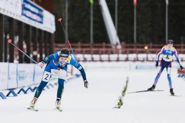 Bilder des Jahres 2020, Sport 03 März Sport Themen der Woche KW11 Sport Bilder des Tages 200315 Pa denna handoutbild fran Svenska Orienteringsförbundet ses Sveriges Magdalena Olsson ta guldmedalj med Linda Lindkvist och Isabel SalÃ n (ej i bild) när hon passerar mallinjen under stafetten i skidorienterings-EM den 15 mars 2020 i Chanty-Mansijsk, Ryssland. *** 200315 This handout from the Swedish Orienteering Association sees Swedens Magdalena Olsson take gold medal with Linda Lindkvist and Isabel SalÃn not in picture when she crosses the mall line under the baton in the ski orientation European Championship on March 15, 2020 in Chanty Mansijsk, Russia,  Copyright: SVENSKAxORIENTERINGSFÖRBUNDET BB200315BB026