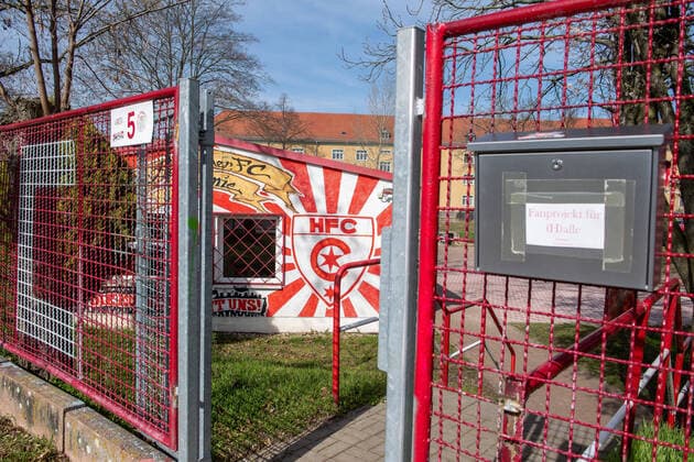 HFC Fanhaus unweit der Erdgas Sportpark Copyright: xVIADATAx xHolgerxJohnx Halle Saale Sachsen-Anhalt Deutschland