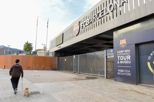 NEWS : COVID19 - Debut du Confinement a Barcelone -18 03 2020 Stadium FC Barcelona, Barca NEWS : Covid 19 Coronavirus Confinement a Barcelone - 18 03 2020 PacoLargo Panoramic 