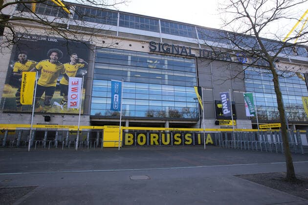 18.03. 2020 Dortmund, Der Signal Iduna Park bleibt für diese Bundesliga-Saison geschlossen. Auch der BVB ist Opfer der Corona-Krise geworden.