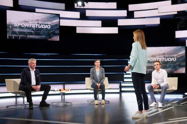 Bilder des Jahres 2020, Sport 03 März Sport Bilder des Tages JUERGEN KESSING, NADINE APETZ, KATRIN MUELLER-HOHENSTEIN, MAXIMILIAN SCHACHTMANN DAS AKTUELLE SPORTSTUDIO ZDF MAINZ 