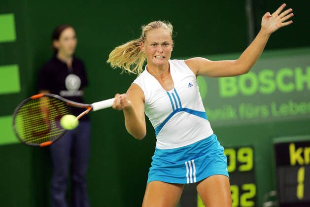 Porsche Tennis Grand Prix Anna-Lena Grönefeld 6.10.2004 Foto Herbert Rudel
