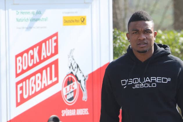 Sport Bilder des Tages 1. FC Köln Corona 1. Fussball Bundesliga Saison 2019 2020 Geißbockheim Köln Deutschland 27.03.2020 Jhon Cordoba (1. FC Köln)