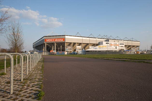28.03.2020, xtgx, Auswirkungen des Corona Virus in Magdeburg, MDCC Arena des 1. FC Magdeburg Magdeburg