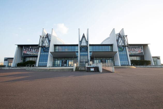 28.03.2020, xtgx, Auswirkungen des Corona Virus in Magdeburg, GETEC Arena des SC Magdeburg. Die Liqui Moly Handball Bundesliga hat den Spielbetrieb vorerst eingestellt. Magdeburg