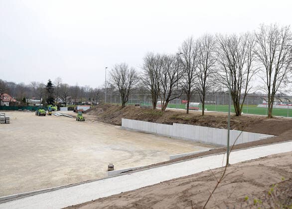 29.03.2020, xemx, News, emwirt, v.l. Nachwuchs Leistungs Zentrum FC Augsburg Bau einer neuen Anlage Augsburg