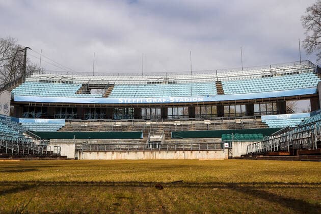 Steffi-Graf-Stadion im Wartemodus für das Rasenturnier, Premierenstart 2020 oder doch erst 2021, LTTC Rot-Weiß, Berlin, 01.04.2020,