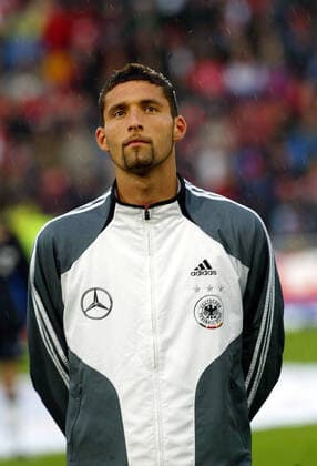 SChweiz-DEutschland 0:2 Kevin Kuranyi 2.5.2004 Foto Herbert Rudel