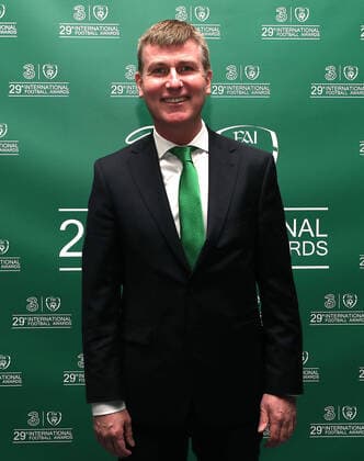 FAI Announce Stephen Kenny As Republic Of Ireland Senior Manager With Immediate Effect 4 4 2020 Three FAI International Awards, RTE Studios, Dublin 17 3 2019 Republic of Ireland U21, U 21 manager Stephen Kenny Stephen Kenny 4 4 2020  Copyright: x INPHO BryanxKeanex inpho_01519293